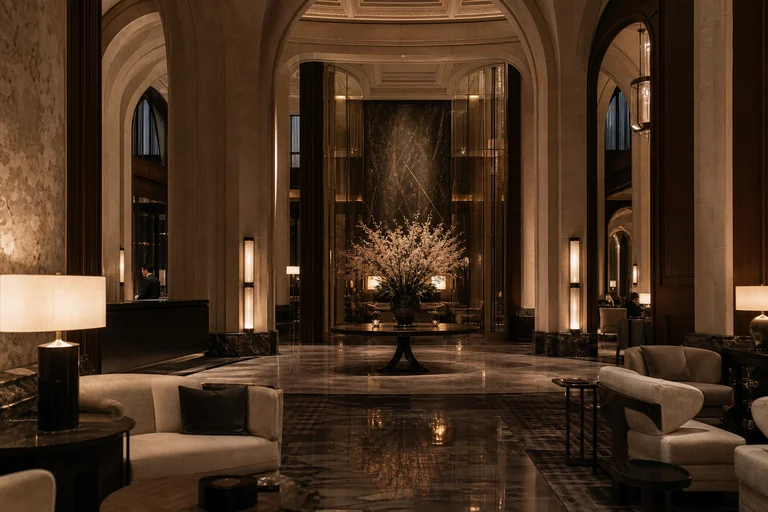 Architectural CGI of a high-end interior